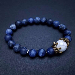 Bracelet force en howlite - Les énergies positives 