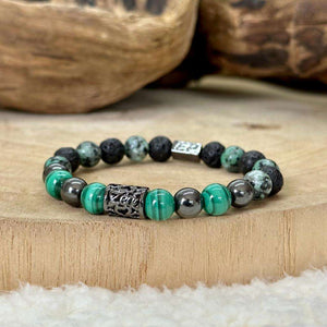 Bracelet zen en malachite