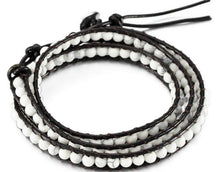 Charger l&#39;image dans la galerie, Bracelet wrap endurance en Howlite - Les énergies positives 