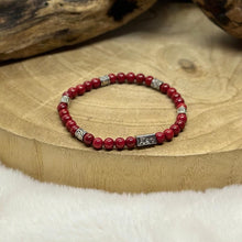 Charger l&#39;image dans la galerie, Bracelet ethnique corail rouge