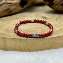 Charger l&#39;image dans la galerie, Bracelet ethnique corail rouge