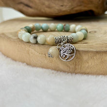 Charger l&#39;image dans la galerie, Bracelet arbre de vie en amazonite