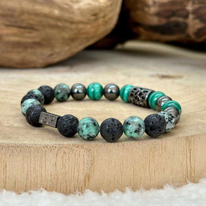 Bracelet zen en malachite