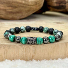 Charger l&#39;image dans la galerie, Bracelet zen en malachite