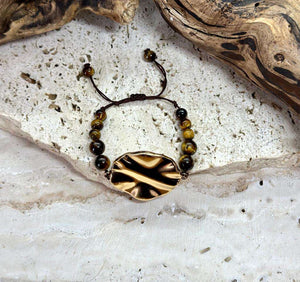 Bracelet joie en œil de tigre