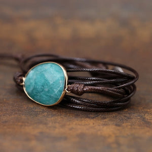 Bracelet harmonisation en amazonite