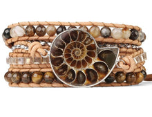 Charger l&#39;image dans la galerie, Bracelet de régénération en ammonite.