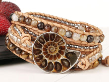 Charger l&#39;image dans la galerie, Bracelet de régénération en ammonite.