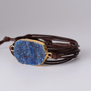 Bracelet d'harmonisation en druzy - Les énergies positives 