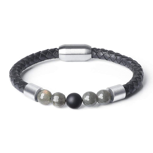 Bracelet confiance en soi en Labradorite et Onyx - Les énergies positives 