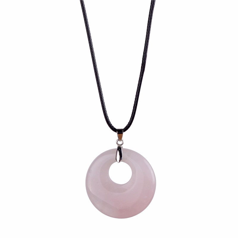 Collier d'harmonisation en quartz rose - Les énergies positives 