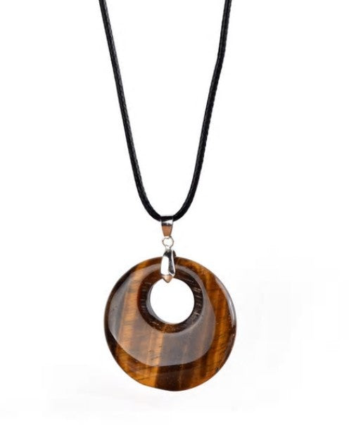 Collier d'harmonisation en oeil de tigre